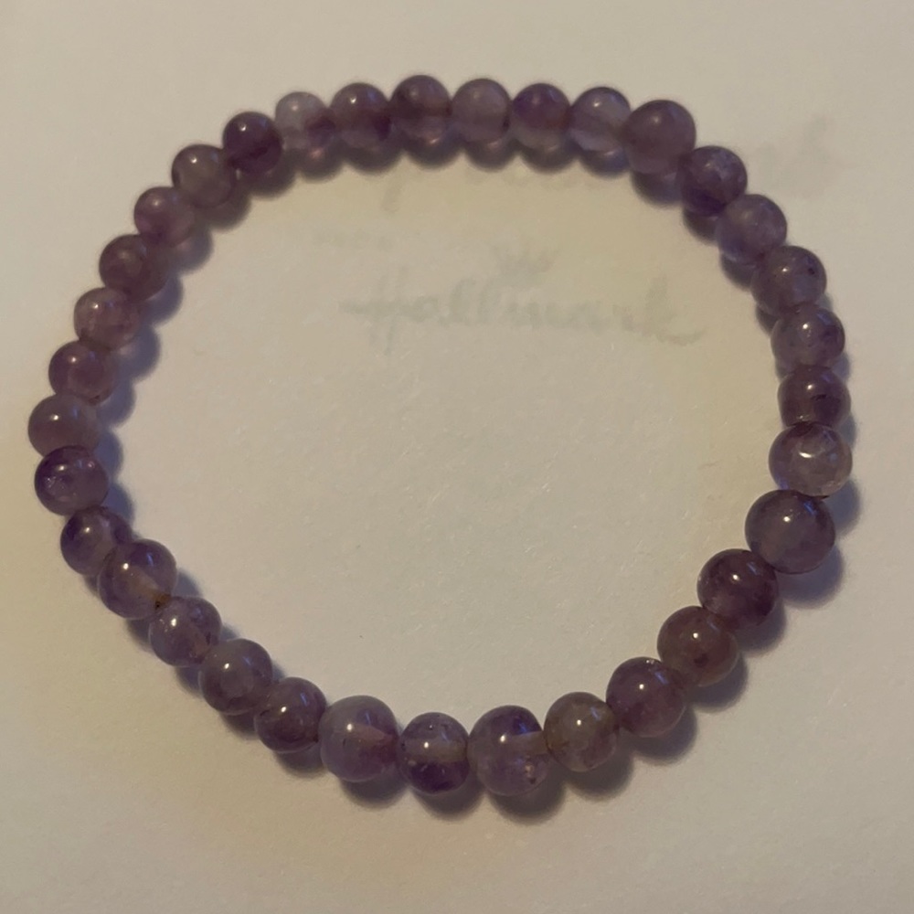 Amethyst Bead Bracelet